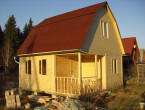 Дом из профилированного бруса 6×6, который мы построили в Московской области.