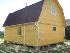 Этот проект дома из бруса реализован во Владимирской области.